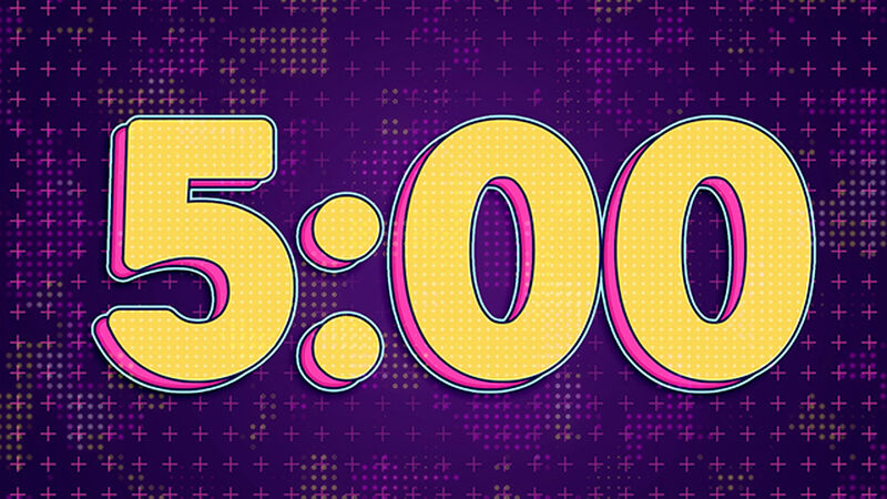 Retro Pop Vibes Countdown